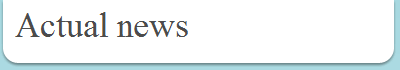 Actual news